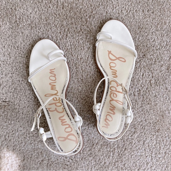 Sam Edelman white strappy sandals - Picture 3 of 8